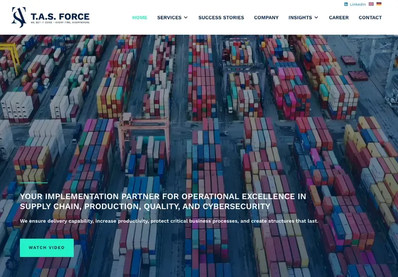 Homepage webu tas-force.com